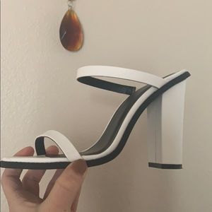 Beautiful black and white mules